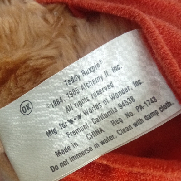 TEDDY RUXPIN Interactive Talking Bear Toy - Picture 3 of 3